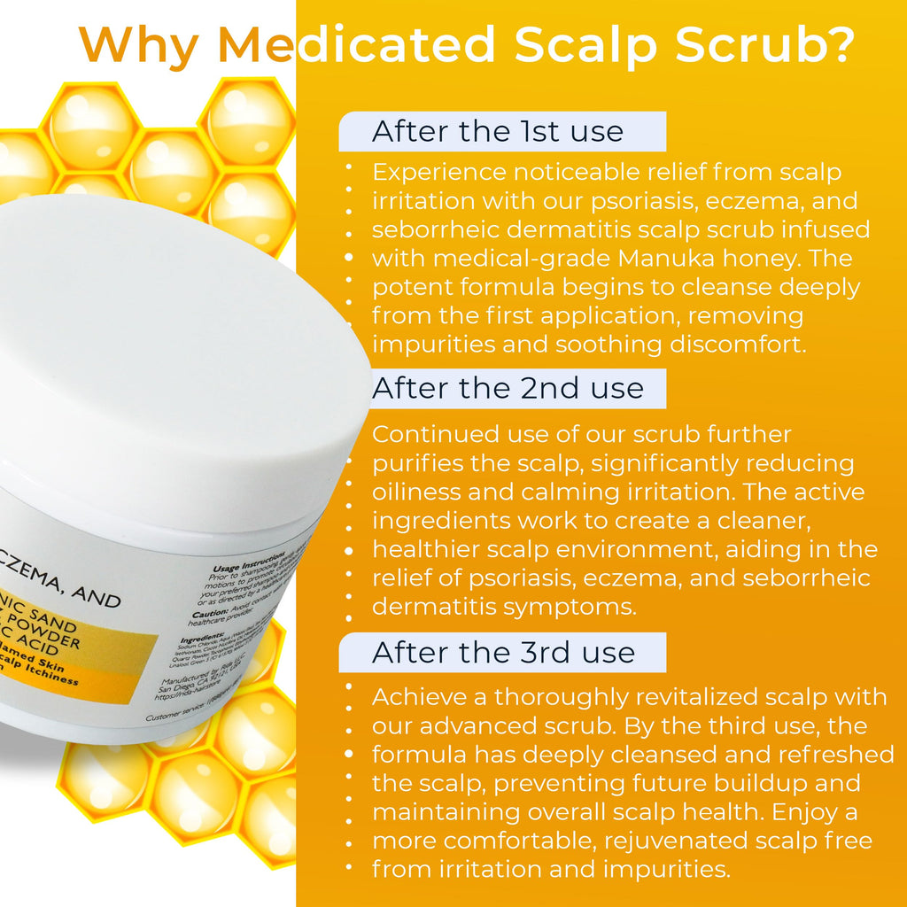 Rida Hair Research Institute: Anti Fungal Scalp Scrub with DHT Blockers, Mineral Complex & Tea Tree Oil