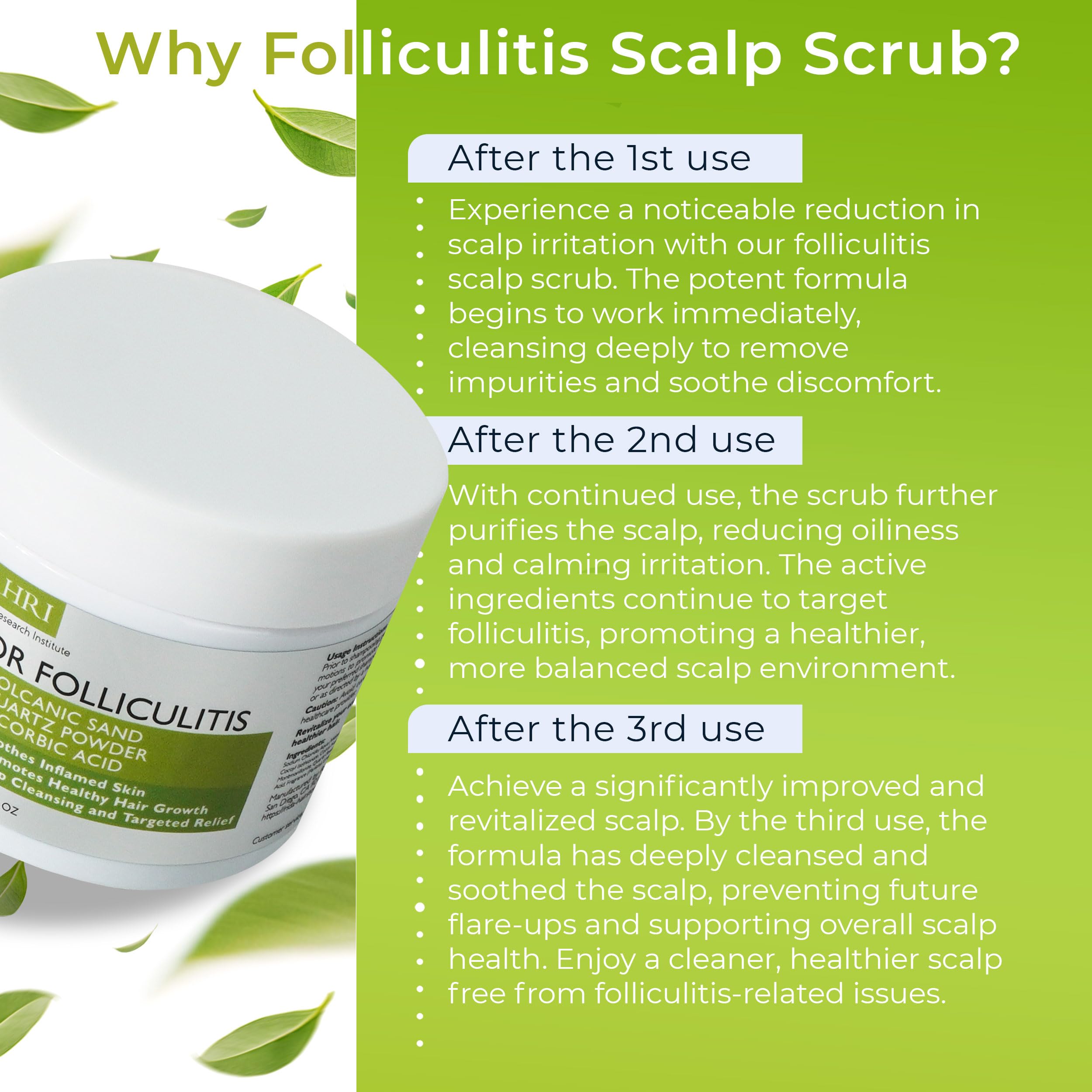 Rida Hair Research Institute – Anti Fungal Scalp Scrub (Pre-Shampoo) for Folliculitis & Dandruff