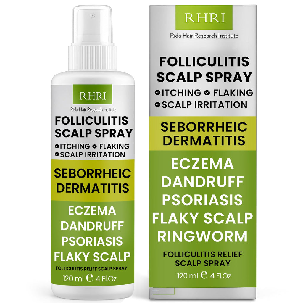 Folliculitis Scalp Spray — Dandruff & Psoriasis Relief | Rida Hair Research Institute
