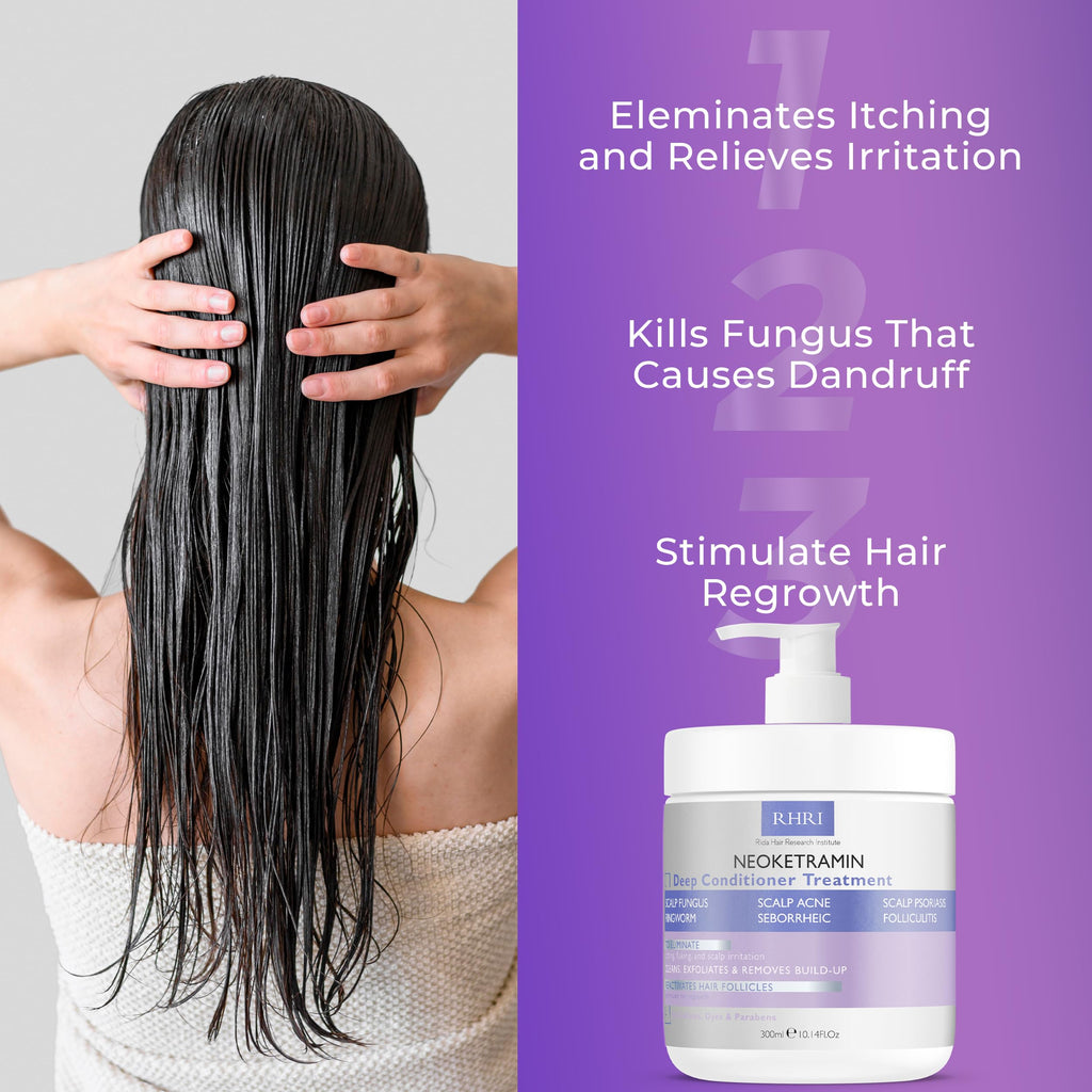 Rida Hair Research Institute Anti Fungal Deep Conditioner – Scalp Care for Psoriasis, Dandruff & Dry Scalp