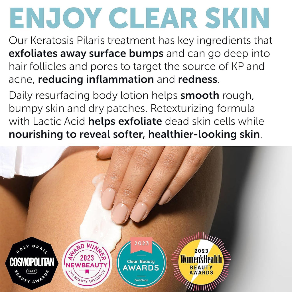 Rida Keratosis Pilaris Treatment – 10% AHA KP Lotion for Smooth, Hydrated Skin