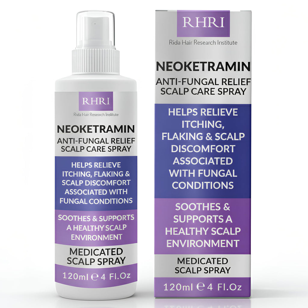 Rida Hair Research Institute Neoketramin Antifungal Scalp Spray | Dandruff & Itch Relief