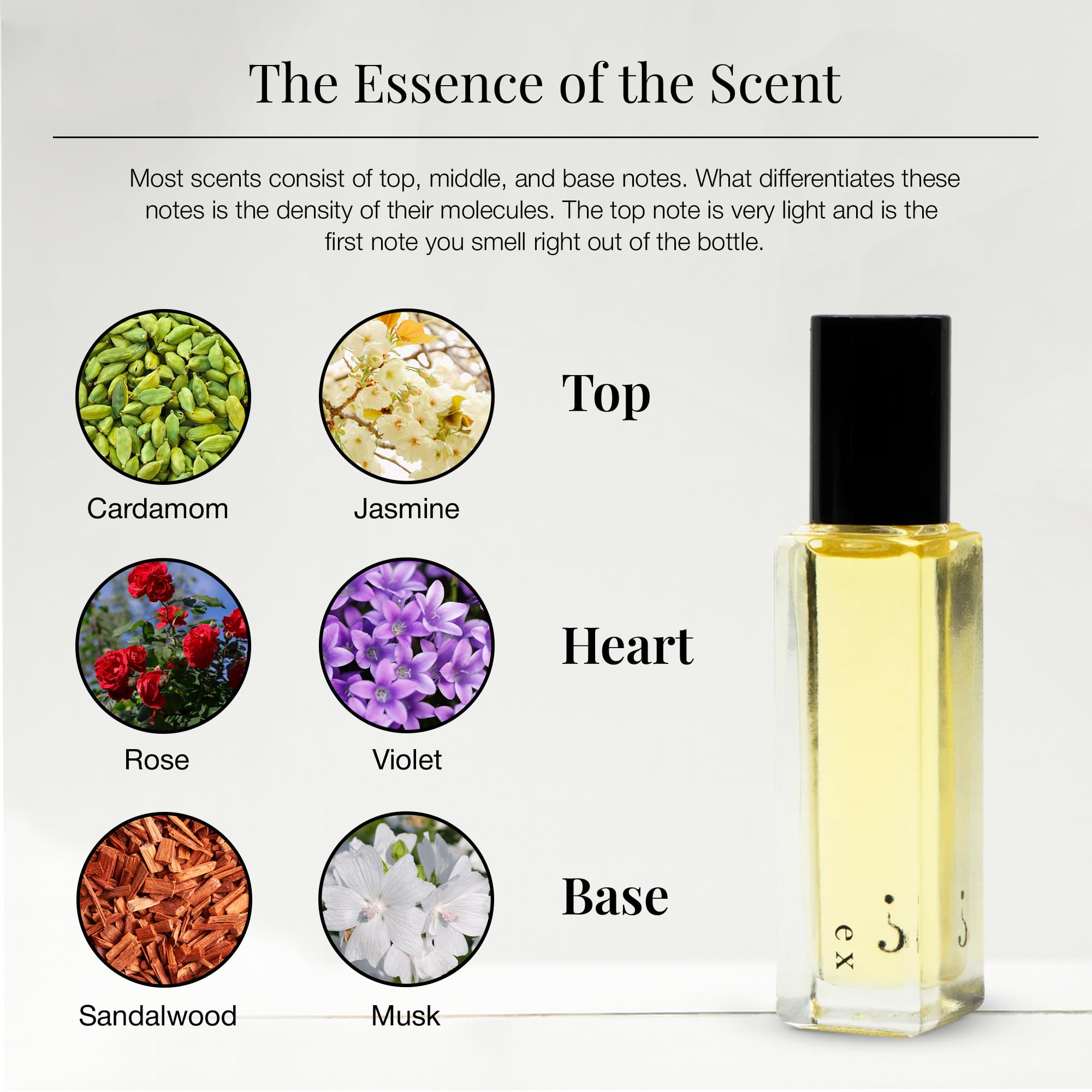 Riddle Ex Roll-On Perfume for Women – Cardamom, Sandalwood, Rose & Musk | Alcohol-Free & Made in USA