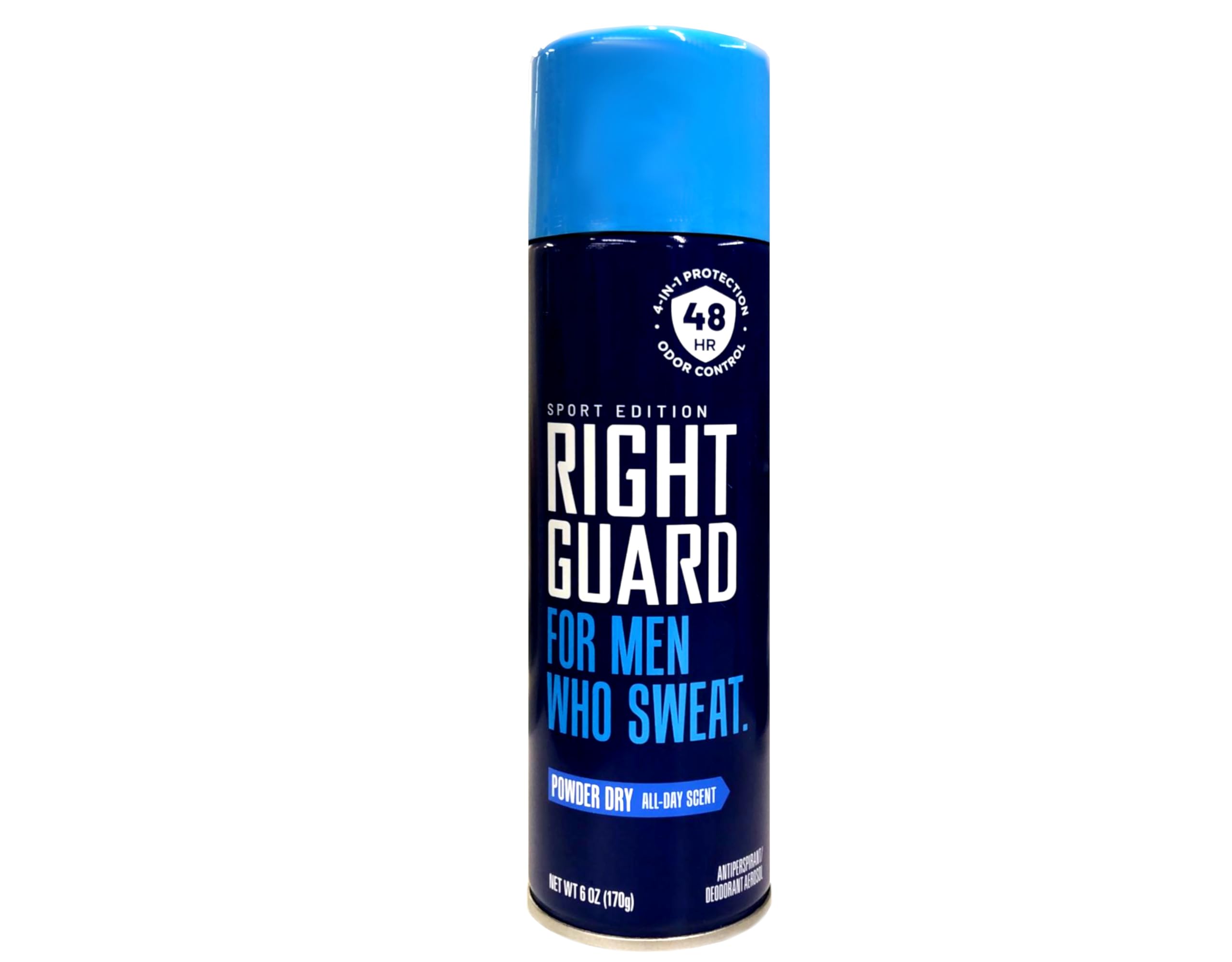 Right Guard Aerosol Sport Powder Dry Antiperspirant – 8-Pack, 6 oz Each