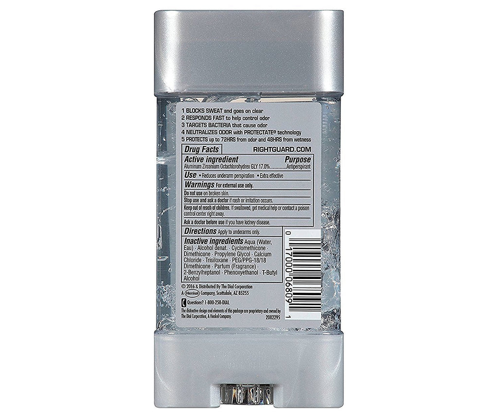 Right Guard Total Defense 5 Power Gel Arctic Refresh 4 oz Pack of 3 | Antiperspirant & Deodorant