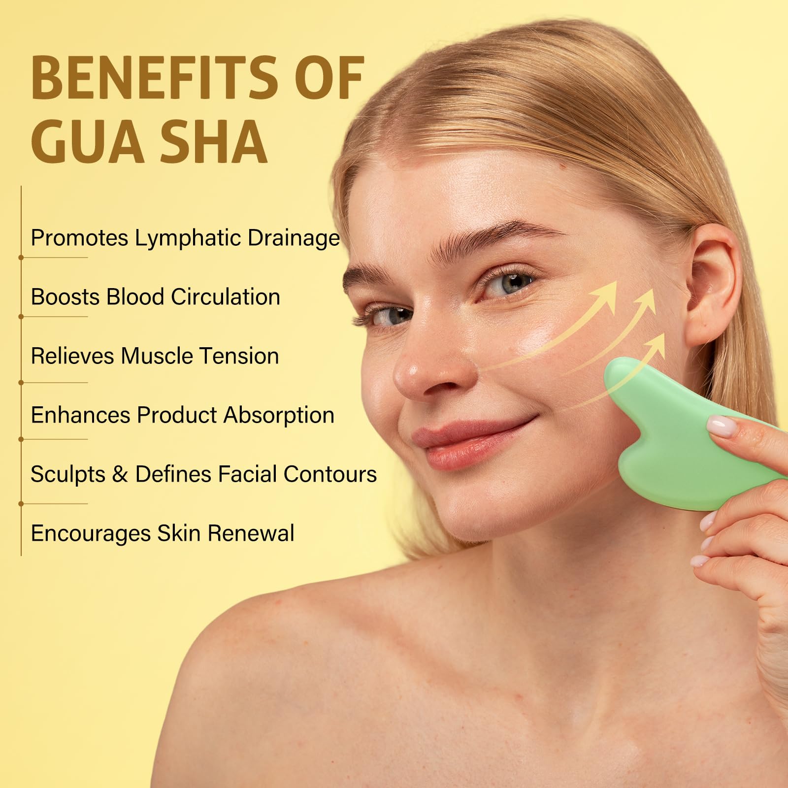 RIHAKO Turmeric Rosehip Face Oil for Gua Sha – Hydrating Anti-Aging Glow