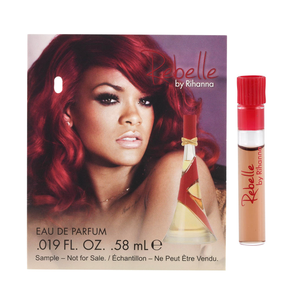 5 Rihanna Perfume Samples for Women: Crush, Reb'l Fleur, Kiss, Rogue, Rebelle | Sample Vial Set