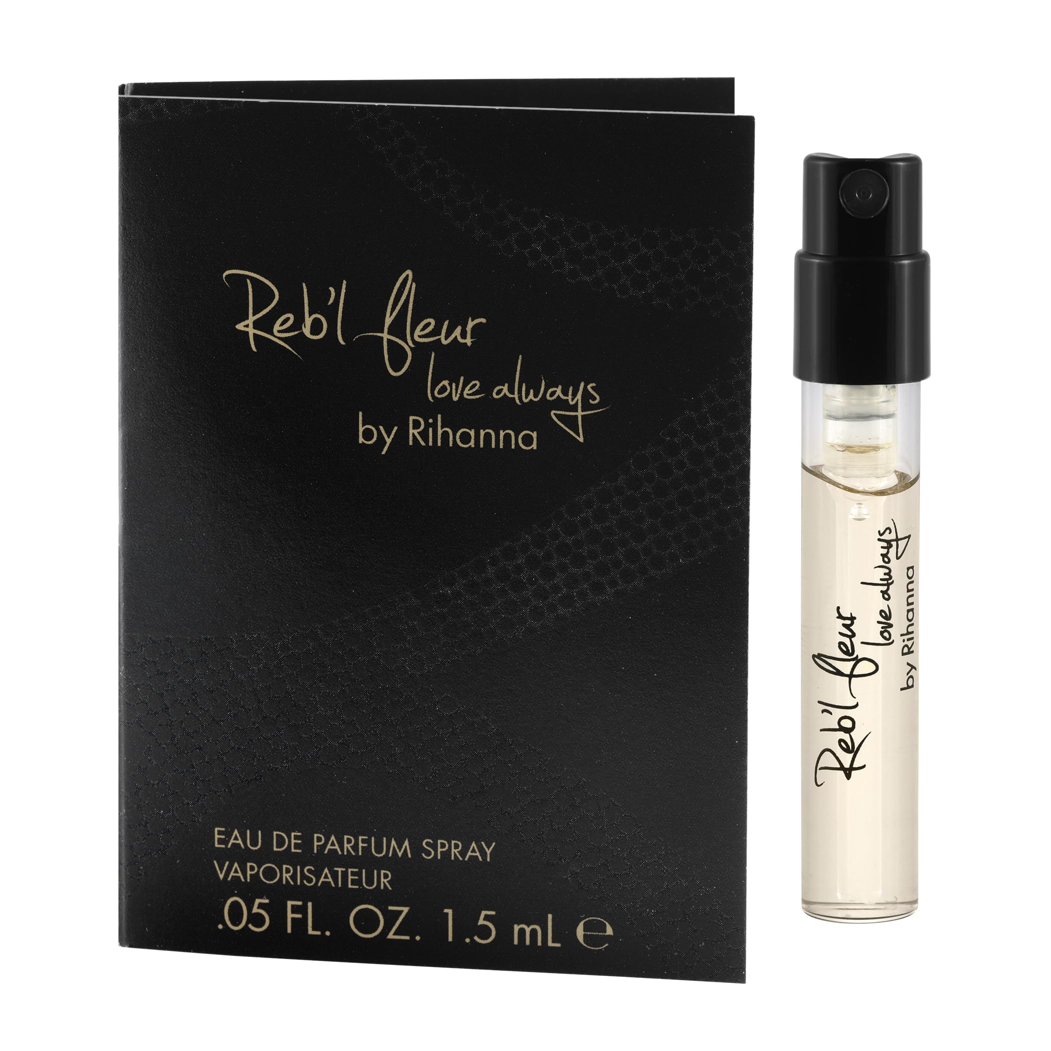5 Rihanna Perfume Samples for Women: Crush, Reb'l Fleur, Kiss, Rogue, Rebelle | Sample Vial Set