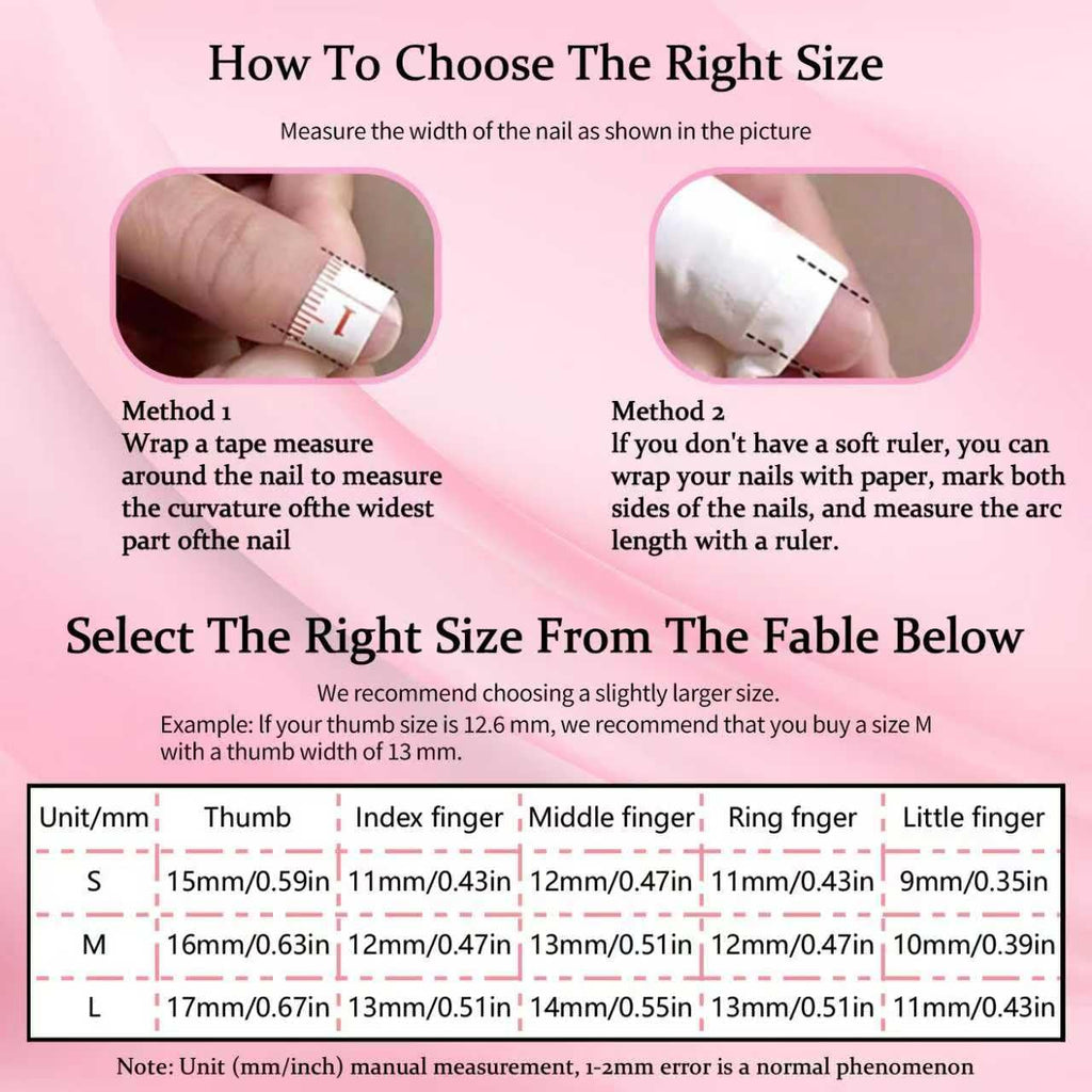 RIICFDD Handmade Press On Nails Duck Medium – Reusable 10 Pcs Velvet Floral Pink French Tips