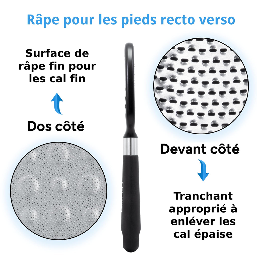 Rikans Foot File – Double-Sided Foot Rasp for Callus & Dead Skin Removal