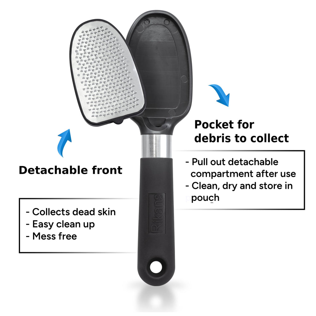 Rikans Foot File – Double-Sided Foot Rasp for Callus & Dead Skin Removal