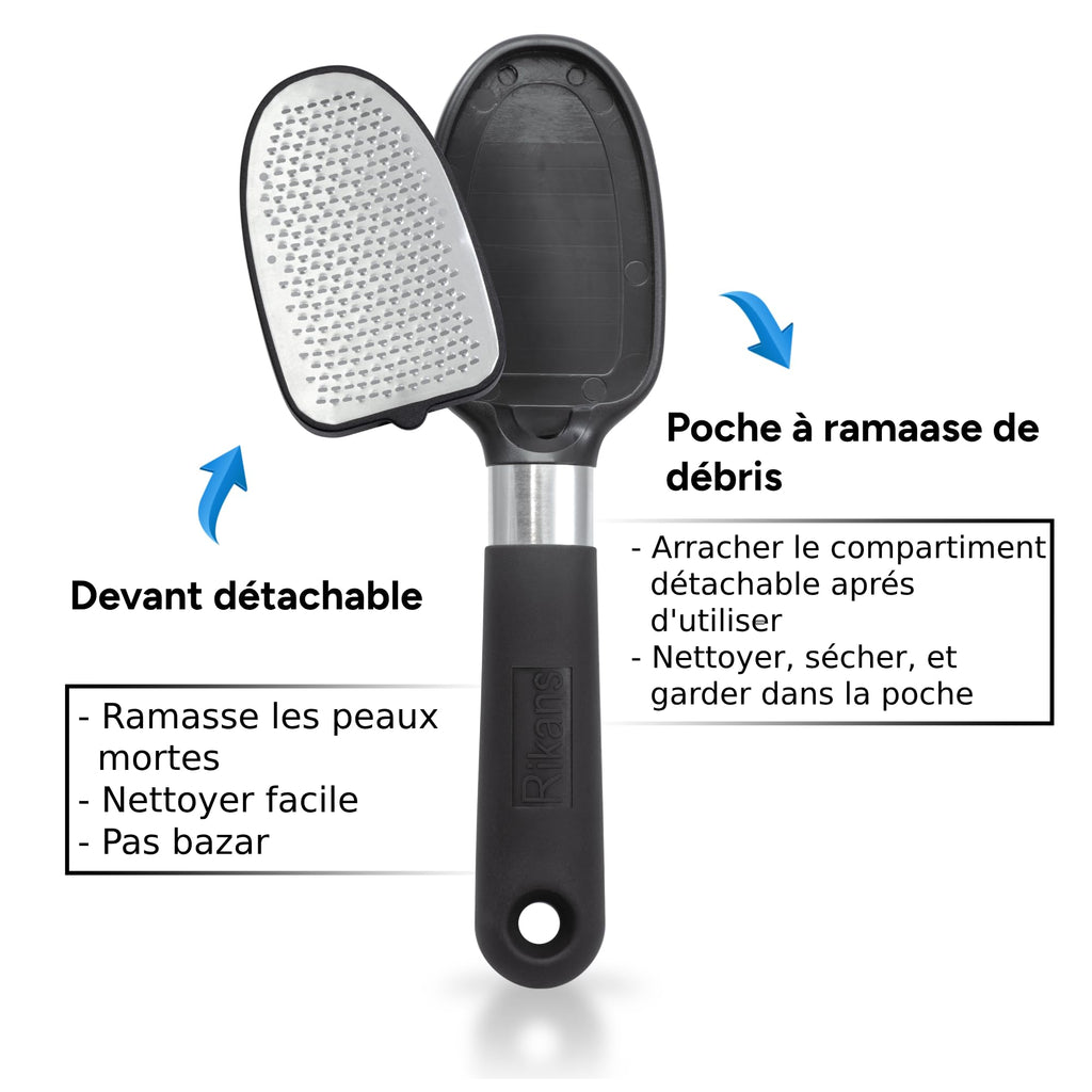 Rikans Foot File – Double-Sided Foot Rasp for Callus & Dead Skin Removal