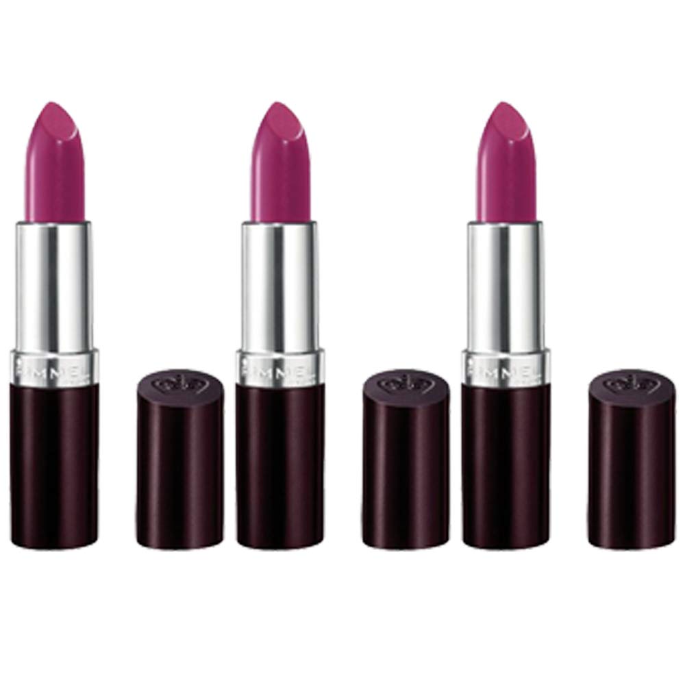 Rimmel London Lasting Finish Intense Wear Lipstick - Amethyst Shimmer (3 Pack)