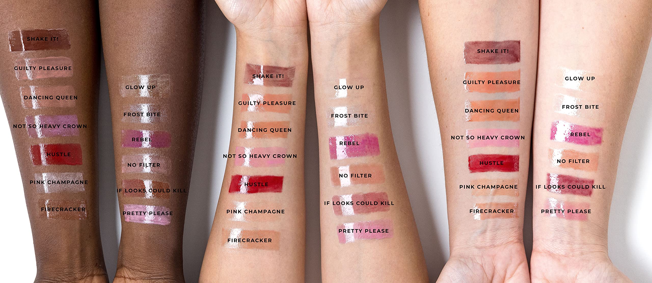 Rinna Beauty Icon Collection Frost Bite Lip Gloss – Hydrating, High-Pigment Shine
