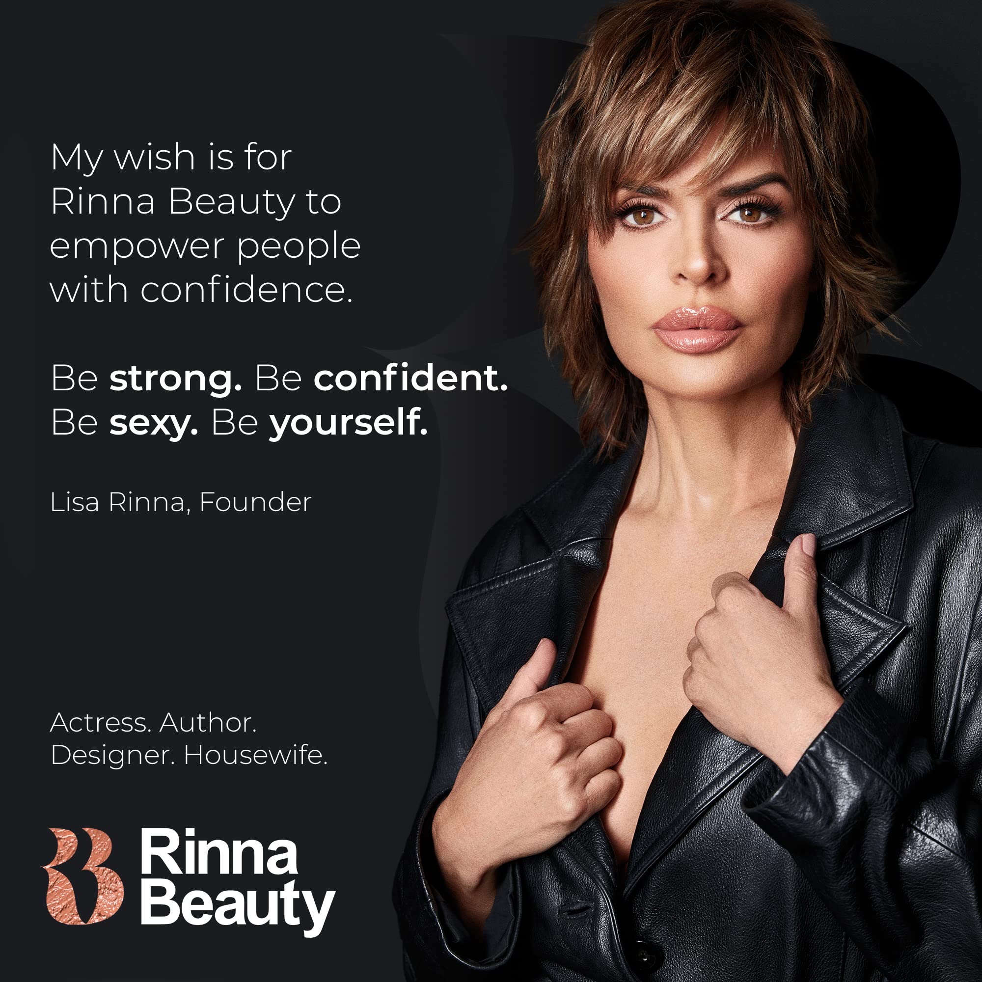 Rinna Beauty Icon Lip Kit Delilah – All-in-One Lip Kit with Lipstick, Lip Gloss & Lip Liner – Pink Nude