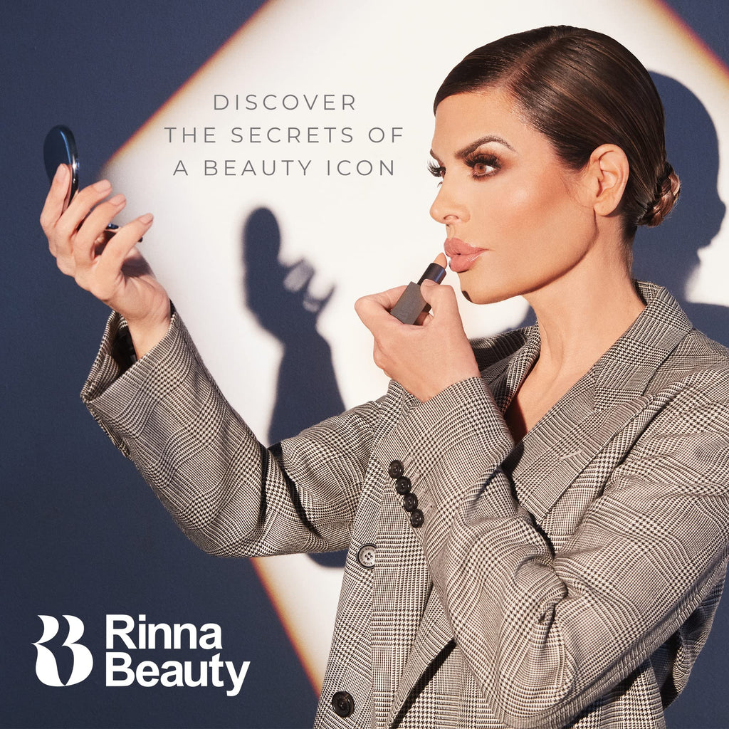 Rinna Beauty Icon Lip Kit Delilah – All-in-One Lip Kit with Lipstick, Lip Gloss & Lip Liner – Pink Nude