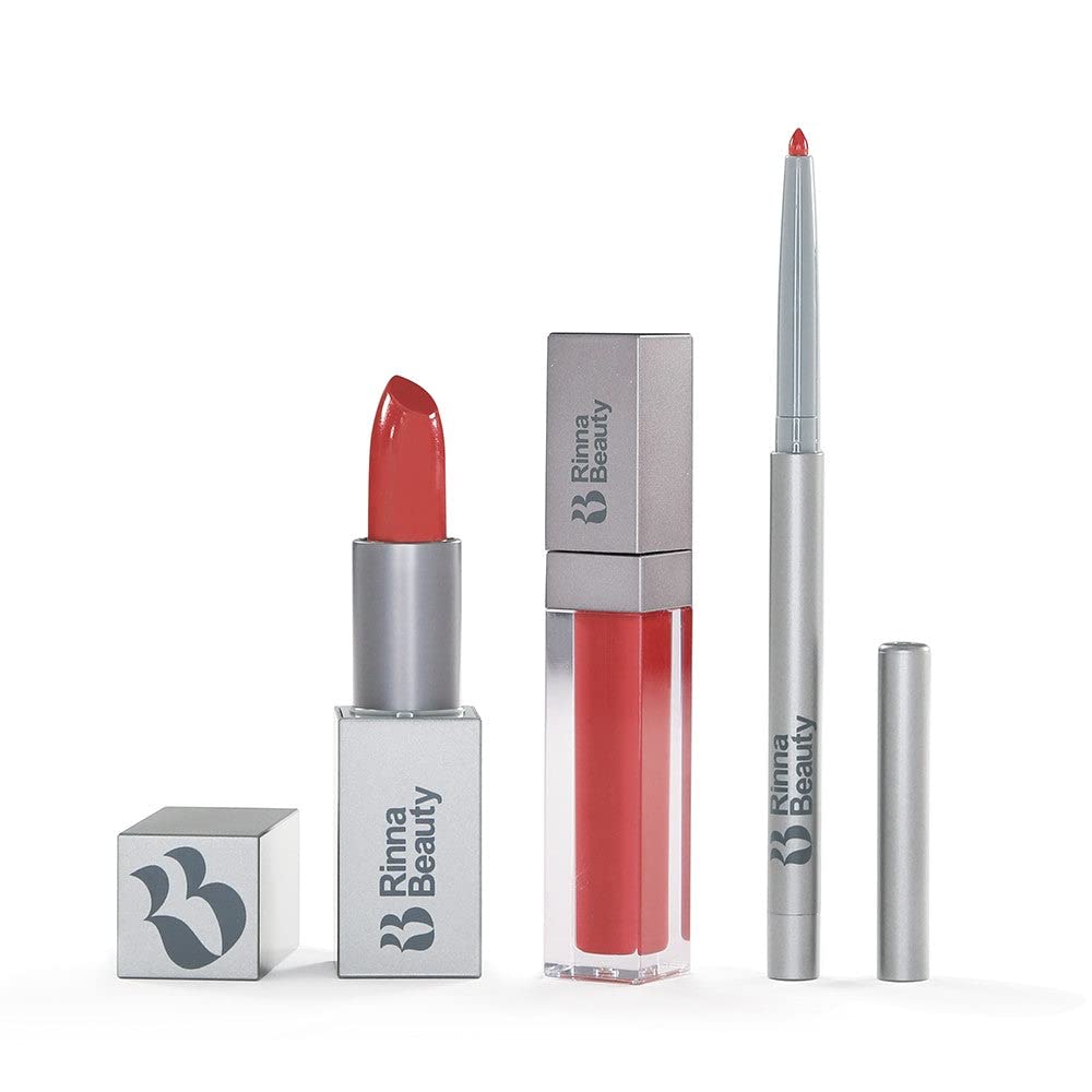 Rinna Beauty Icon Lip Kit KiKi – All-in-One Lip Set (Vegan, Cruelty-Free)