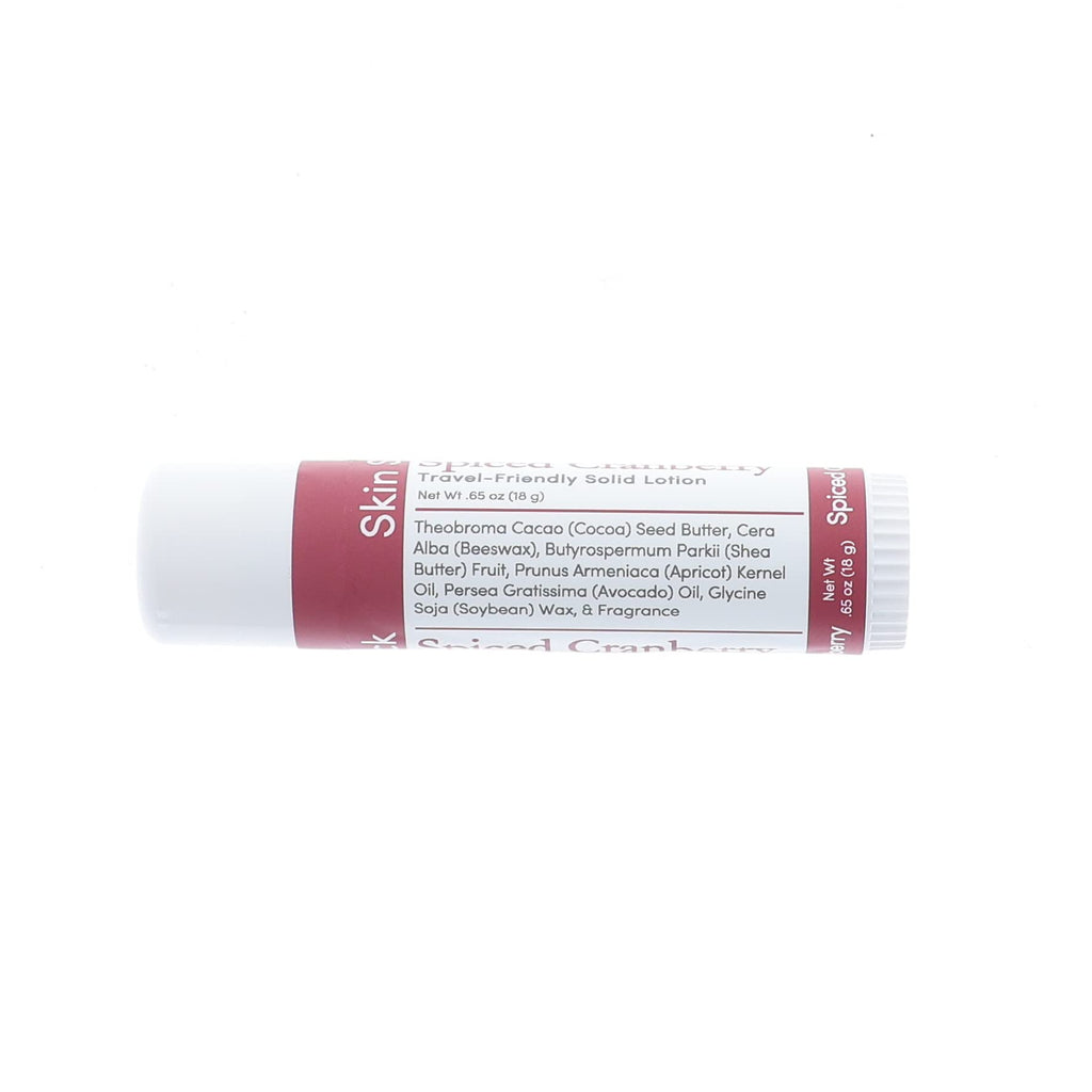 Rinse Bath & Body Spiced Cranberry Solid Lotion Stick – Travel-Ready Vegan Handmade Moisturizer