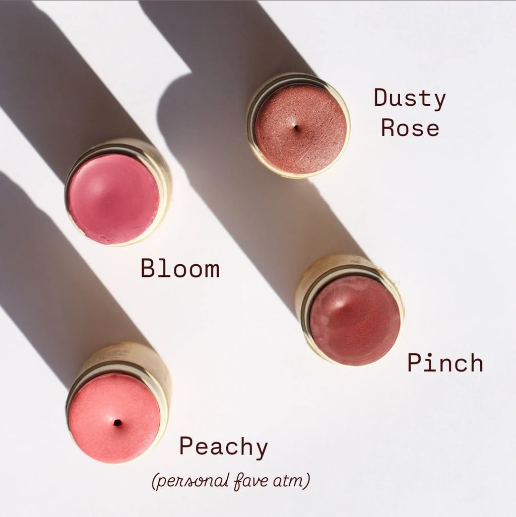 River Organics Blush Multi-Use Stick – Dusty Pink | Hydrating Cream-to-Powder, Plastic-Free