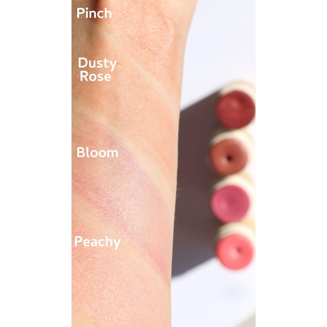 River Organics Blush Multi-Use Stick – Dusty Pink | Hydrating Cream-to-Powder, Plastic-Free