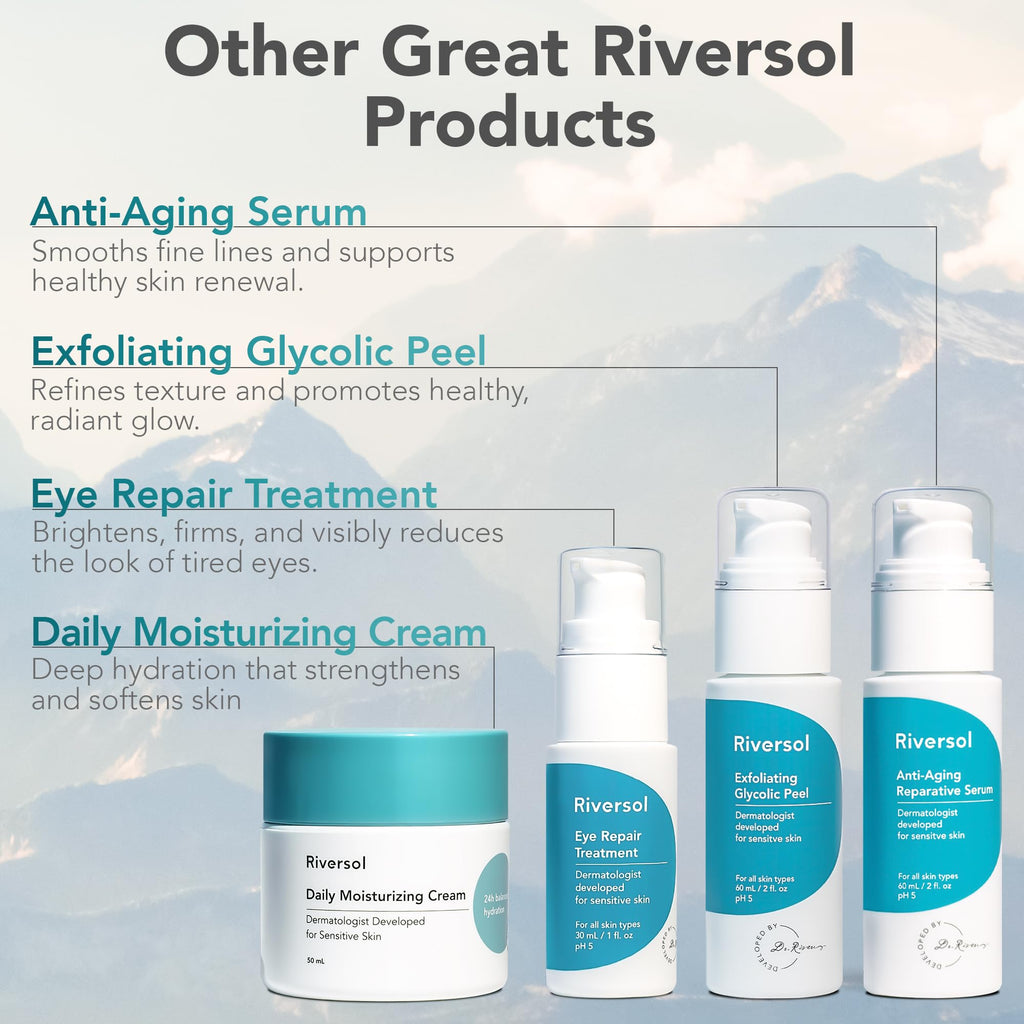 Riversol Retinol Night Cream — Gentle 0.5% Retinol for Face & Eye Area | Sensitive Skin