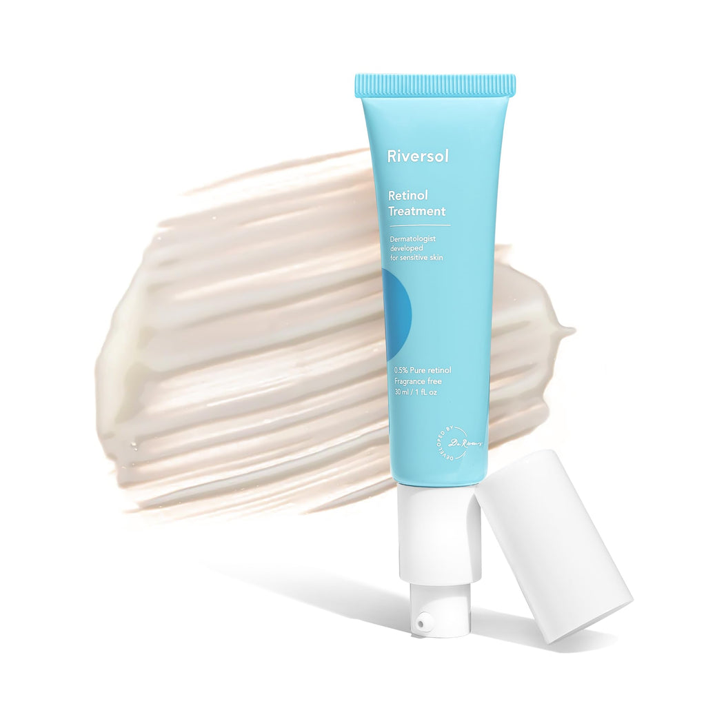 Riversol Retinol Night Cream — Gentle 0.5% Retinol for Face & Eye Area | Sensitive Skin