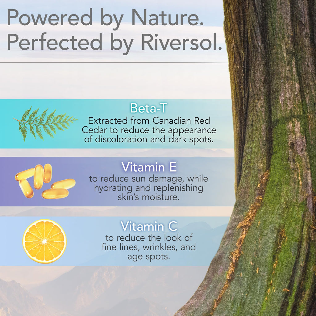 Riversol Vitamin C Anti-Aging Serum for Sensitive Skin | Gentle Brightening & Softens Fine Lines