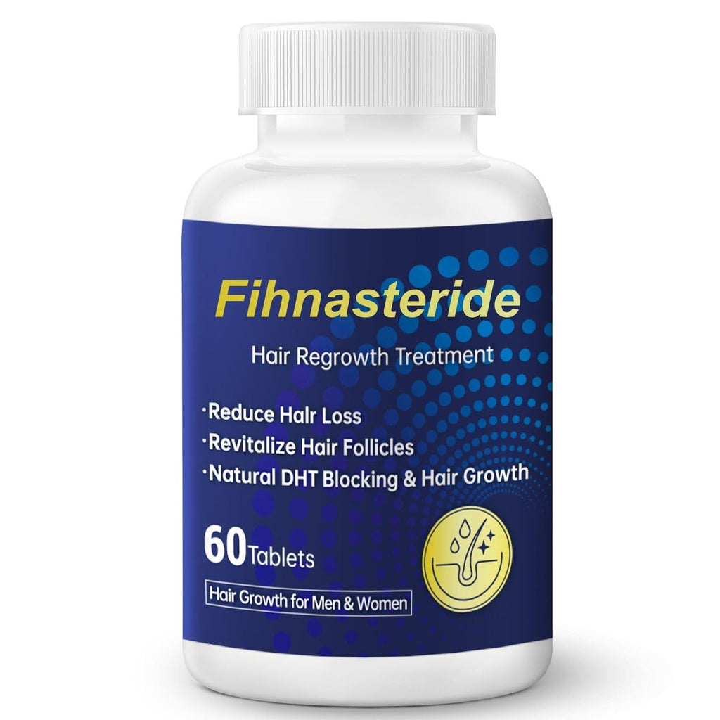 Rivocoda Fihnasteride — Advanced Hair Growth Support with Natural DHT Blocker (60 Tablets)