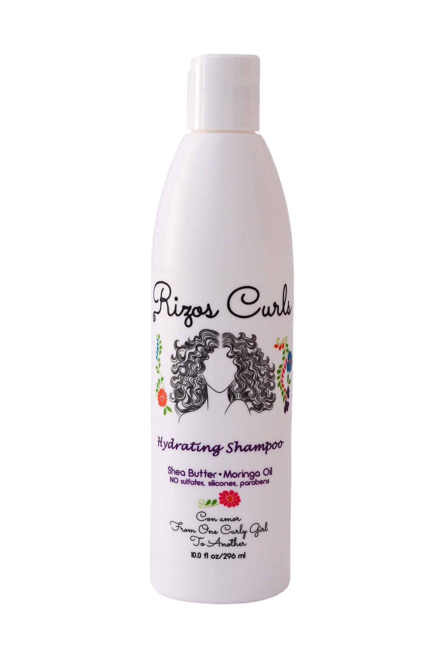 Rizos Curls Hydrating Shampoo (10 fl oz) – Moisturizing Cleanser for Curls