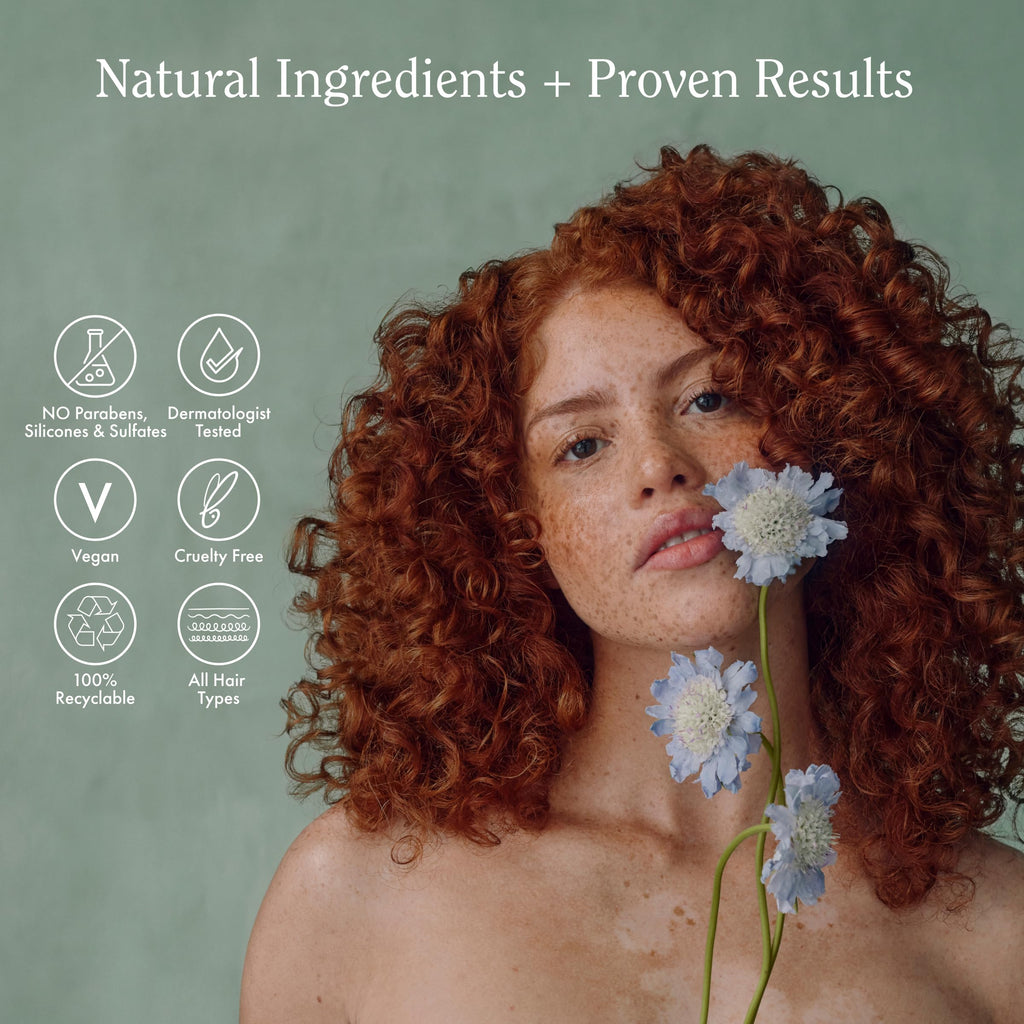 Rizos Curls Thickening Foam – 2-in-1 Treatment + Styler for Root Volume & Hair Thickness (4.2 oz)