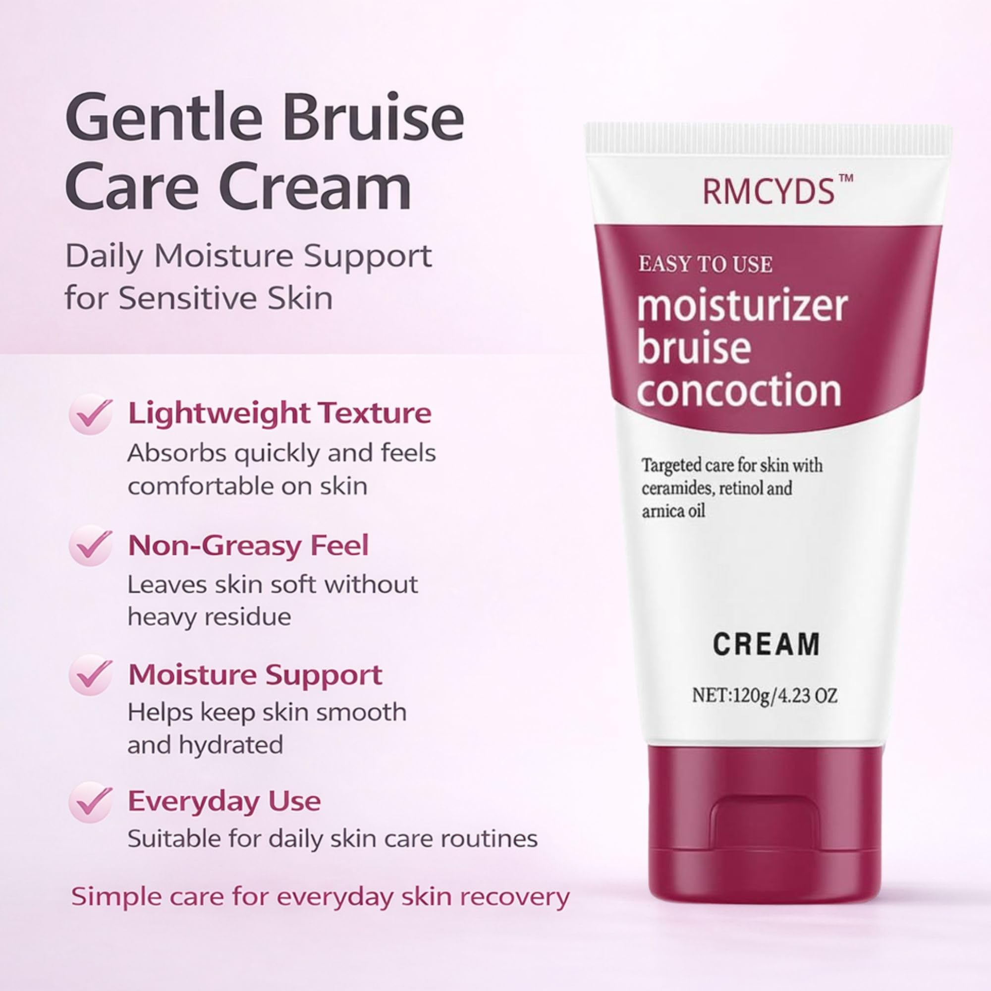 RMCYDS Bruise Cream – Moisturizing & Firming for Arms, Legs & Hands | 4.23 oz