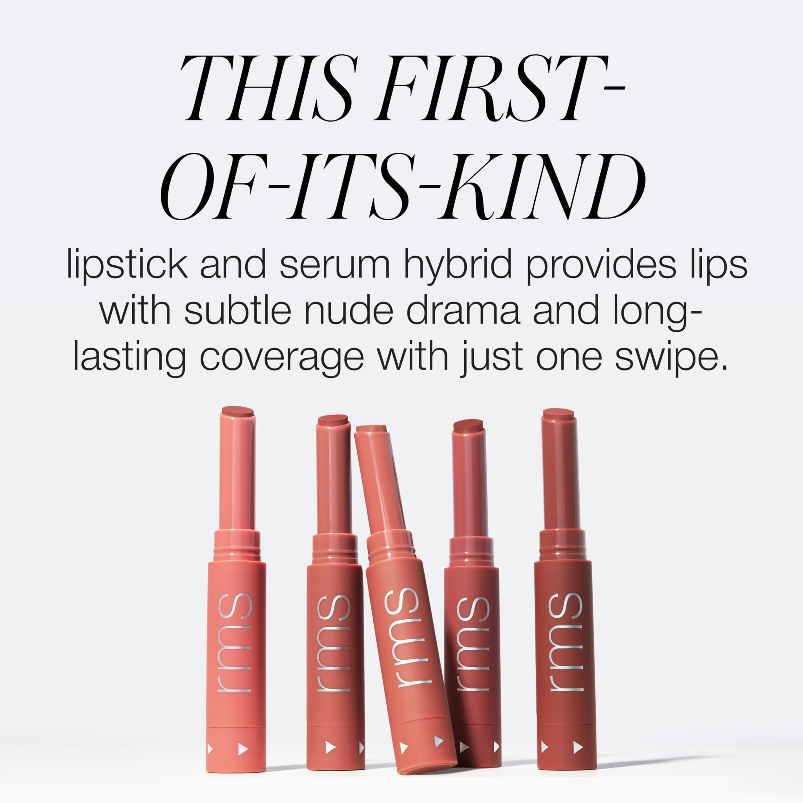 RMS Beauty Legendary Serum Lipstick The Nudes – Hydrating Nude Lipstick