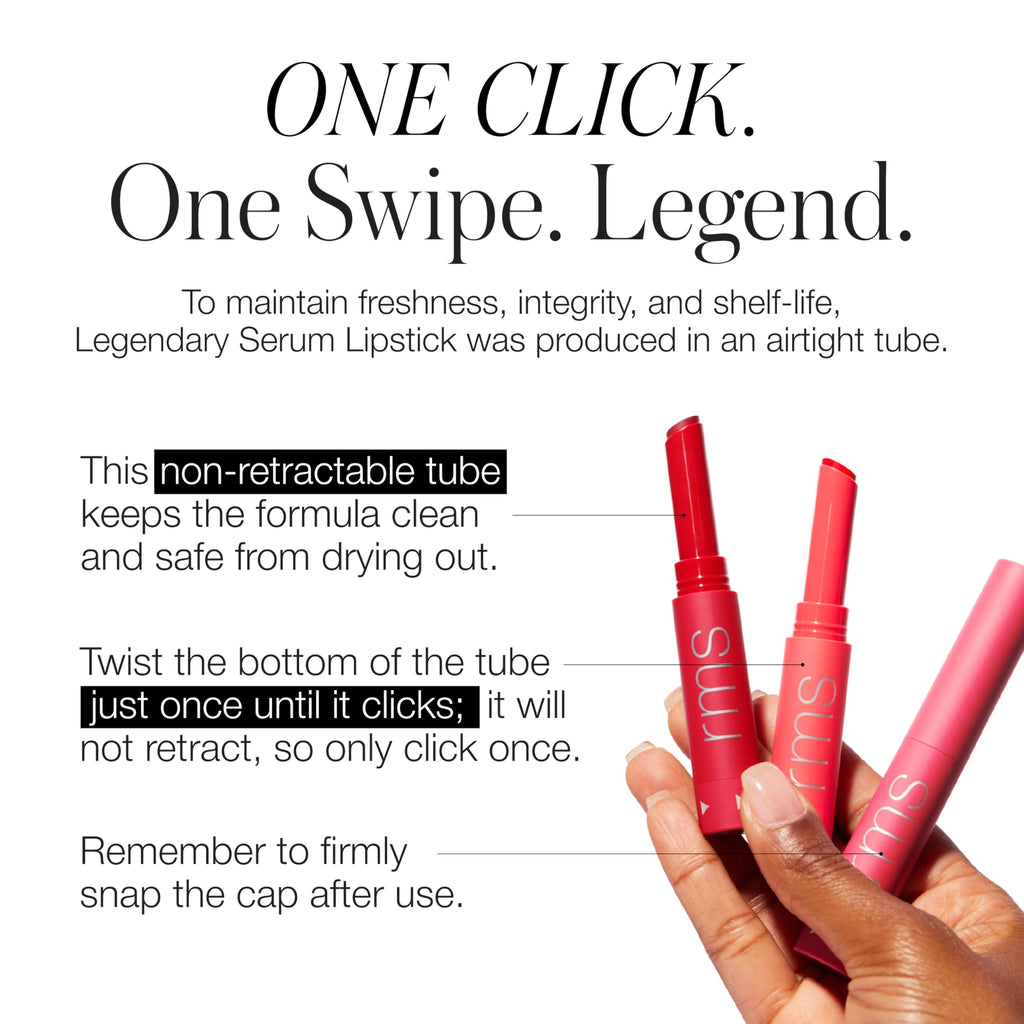 RMS Beauty Legendary Serum Lipstick The Nudes – Hydrating Nude Lipstick