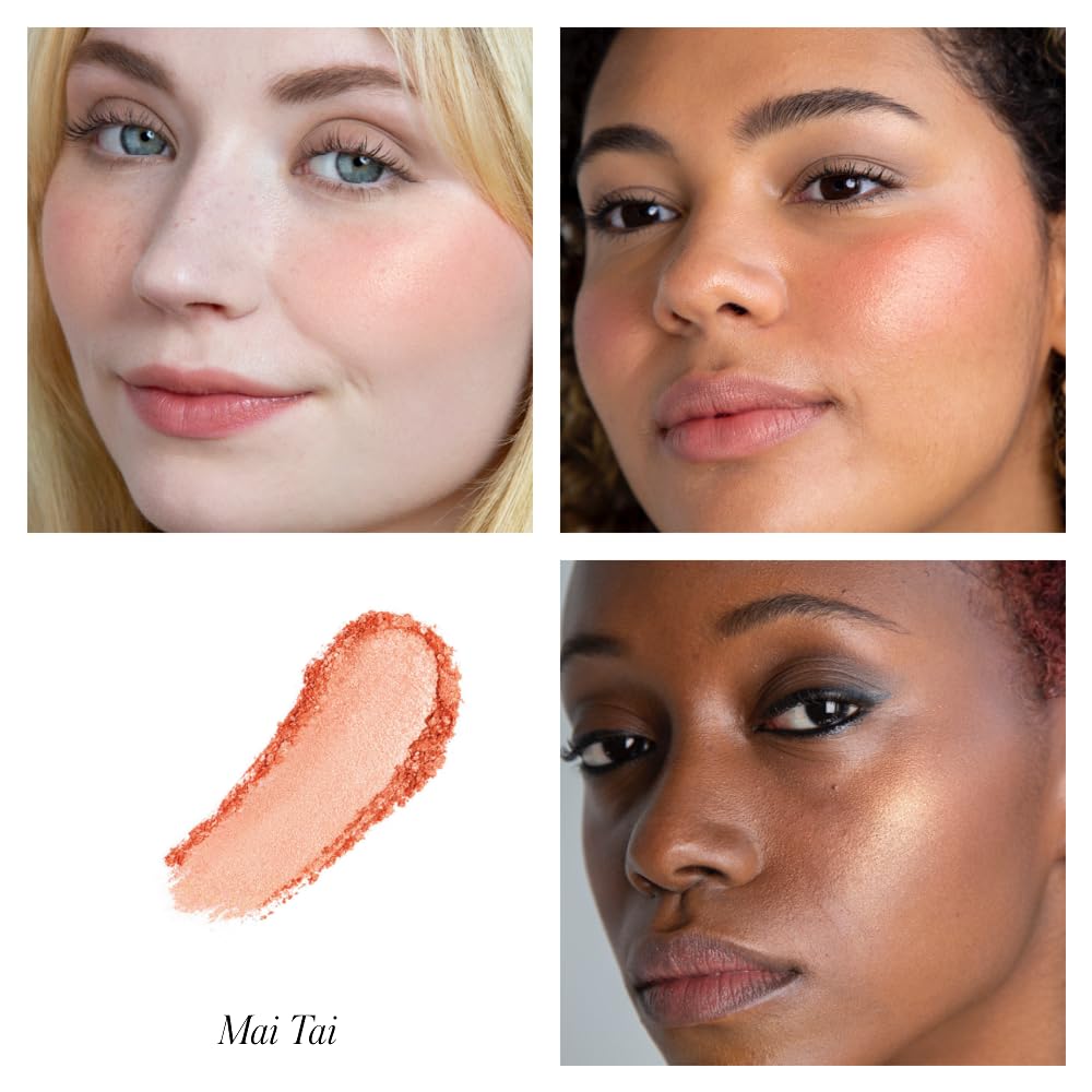 RMS Beauty Redimension Hydra Powder Blush – Hydrating Mineral Blush with Buildable Color (0.15 oz), Clean & Cruelty-Free