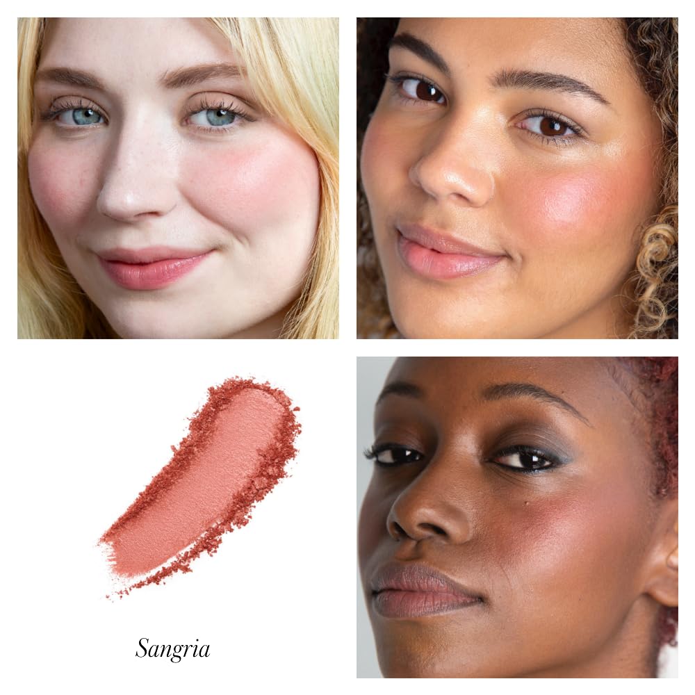 RMS Beauty Redimension Hydra Powder Blush – Hydrating, Buildable Mineral Blush (0.15 oz)