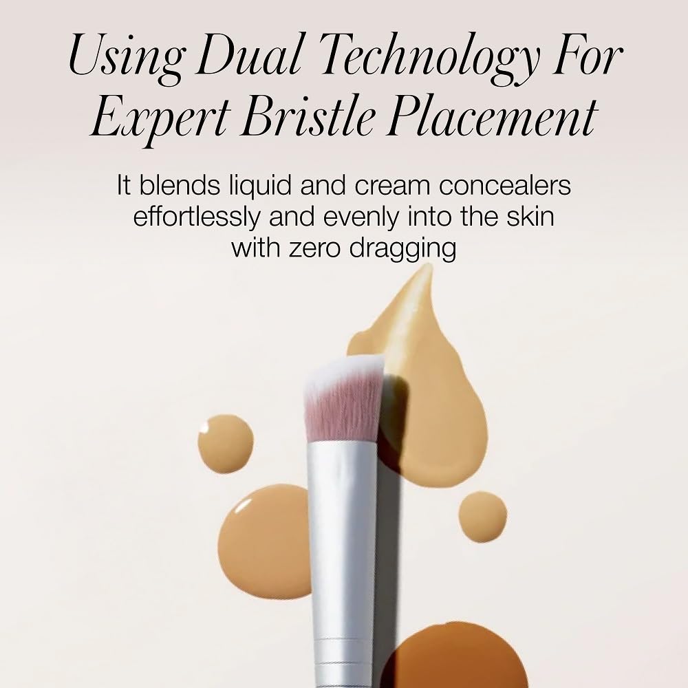 RMS Beauty Skin2Skin Vegan Makeup Brush – Flawless Blending for Foundation, Concealer & More