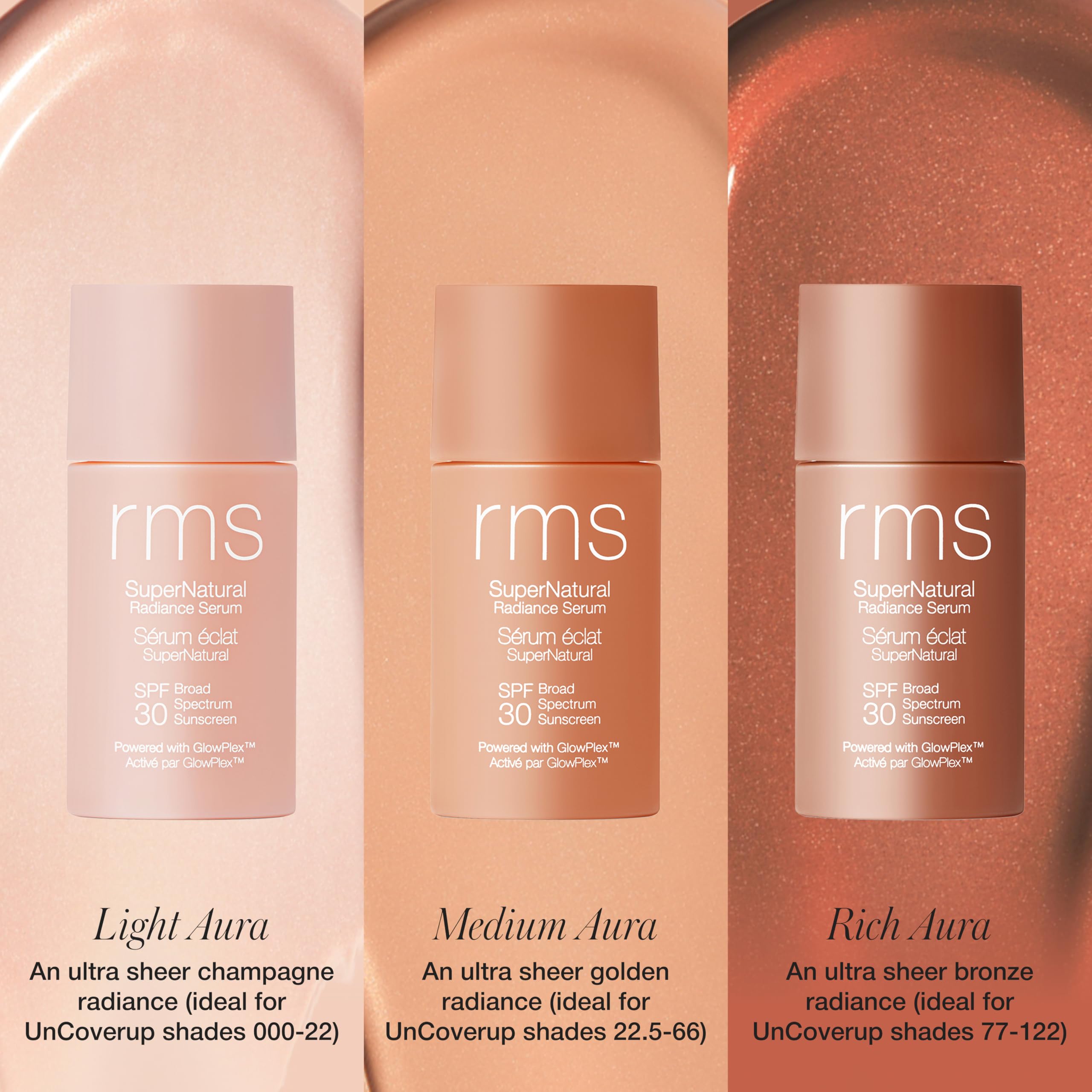 RMS Beauty Supernatural Radiance Serum SPF 30 – Lightweight Mineral Sunscreen with Glow