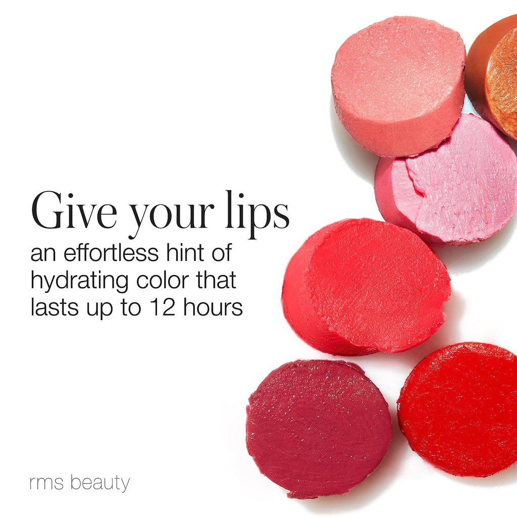 RMS Beauty Tinted Daily Lip Balm – Hydrating Sheer Lip Tint, 12-Hour Moisture, Vegan & Fragrance-Free