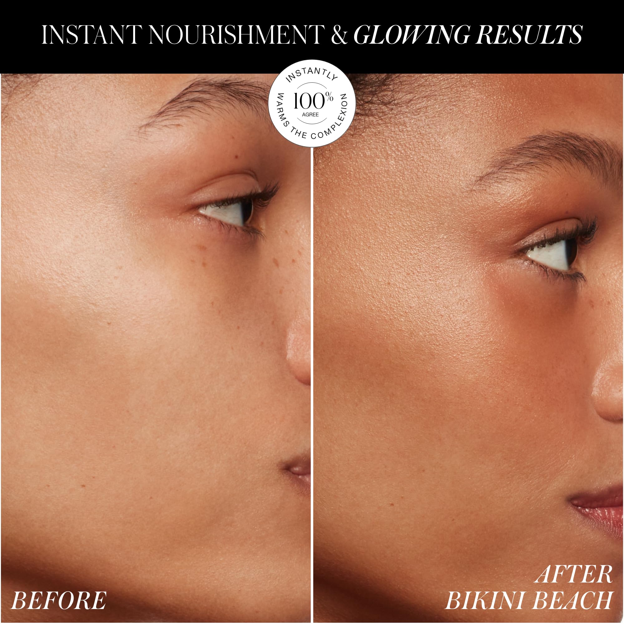 RMS Beauty Redimension Hydra-Bronzer Cream Bronzer & Highlighter — Hydrating Gel-to-Powder, Medium Shade