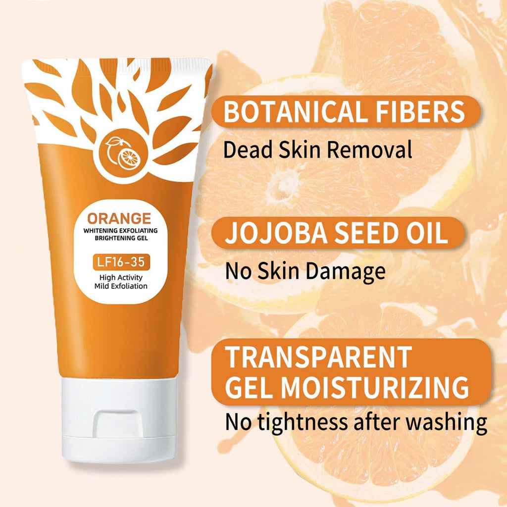 RnemiTe-amo Orange Enzymes Exfoliating Gel – Face & Body Scrub (2pc, 3oz)