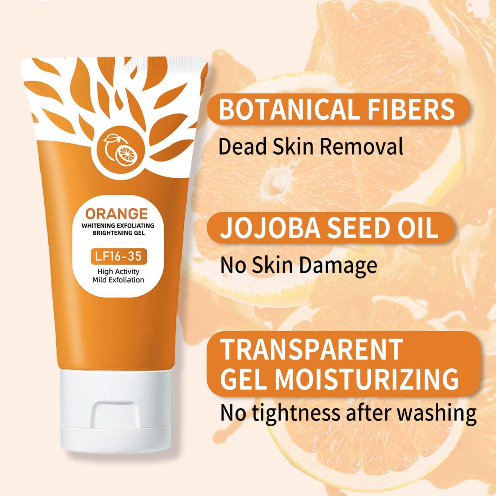 RnemiTe-amo Orange Enzymes Exfoliating Gel – Face & Body Scrub (2pc, 3oz)