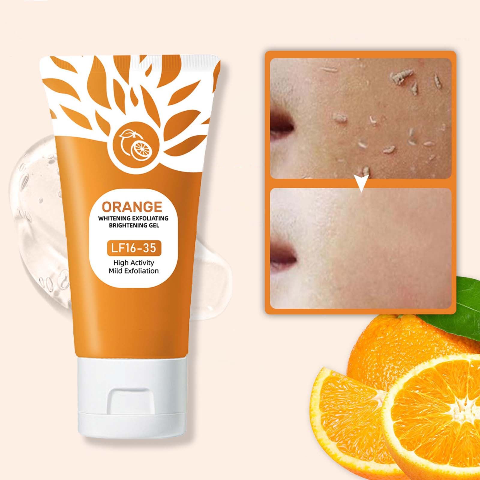 RnemiTe-amo Orange Enzymes Exfoliating Gel – Face & Body Scrub (2pc, 3oz)