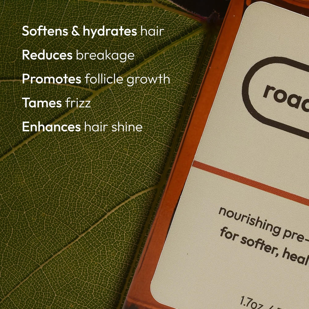 road45 Heritage Hair Oil – Nourishing Prewash for Dry, Damaged & Frizzy Hair | 100% Organic Ayurvedic Rosemary