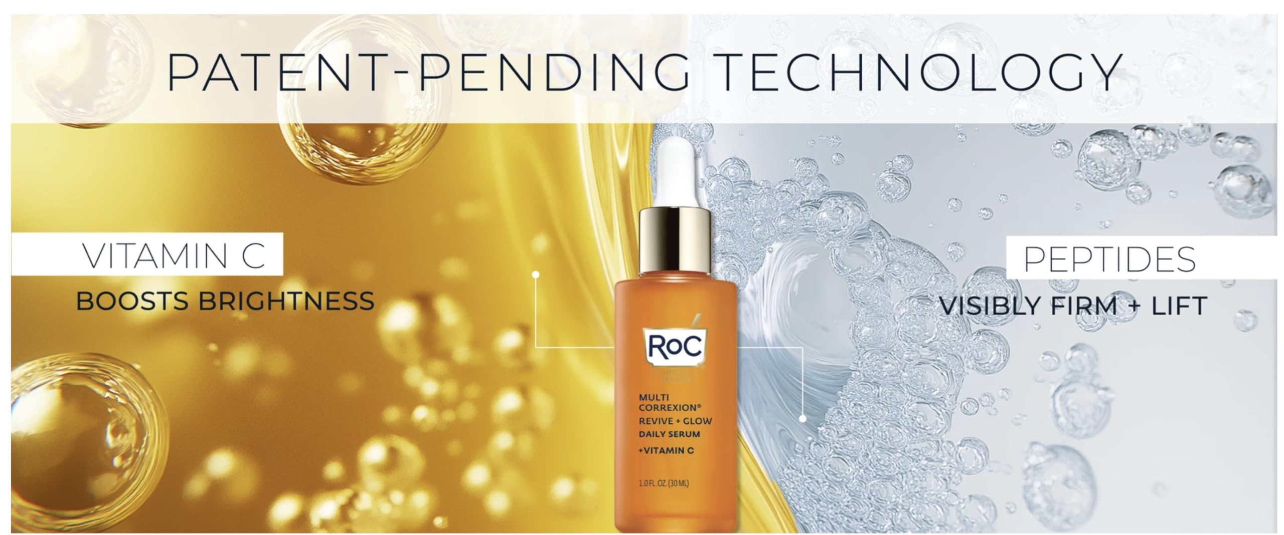 RoC Multi Correxion Revive and Glow Vitamin C Eye Balm Set — 2.7 fl oz Total (1.0 oz + 1.7 oz)