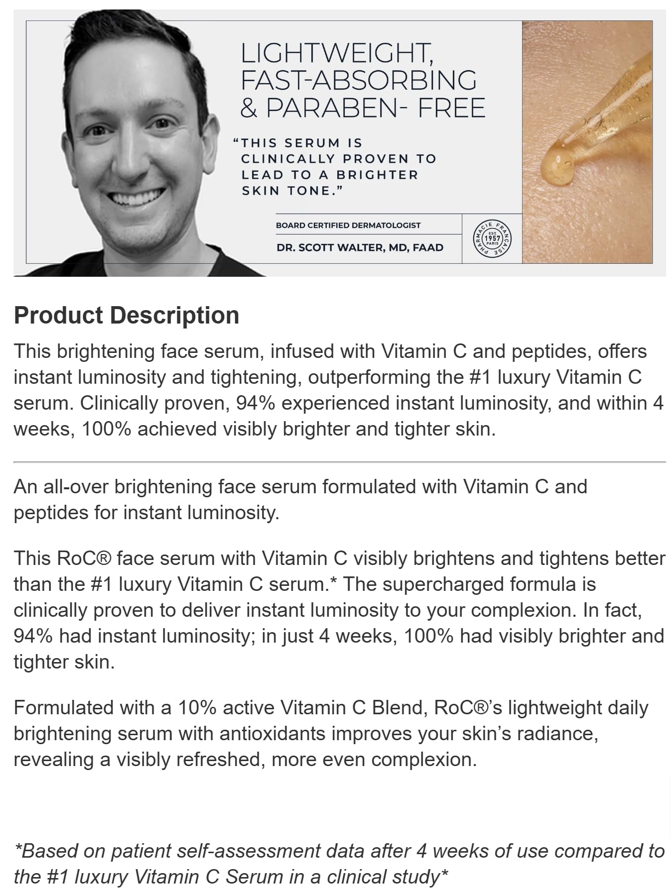 RoC Multi Correxion Revive and Glow Vitamin C Eye Balm Set — 2.7 fl oz Total (1.0 oz + 1.7 oz)