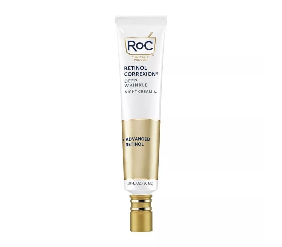RoC Retinol Correxion Deep Wrinkle Night Cream 1 oz – Overnight Renewal & Hydration