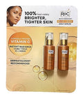 RoC Revive and Glow Vitamin C Serum – 1.7 oz Pack of 2 | Brightening Anti-Aging Serum for Face