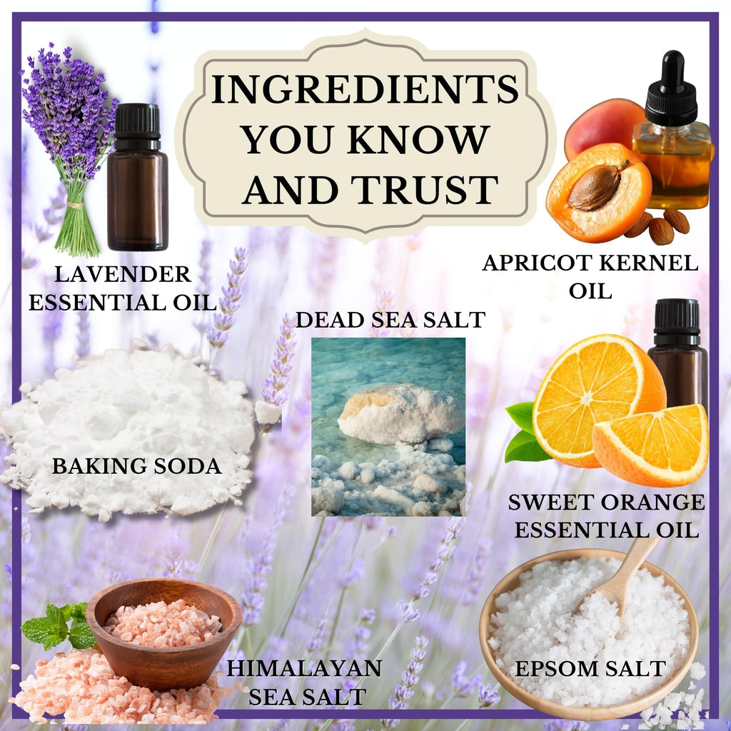 Rock the Top USA Made Lavender Self Care Gift Box | Bath Bombs & More