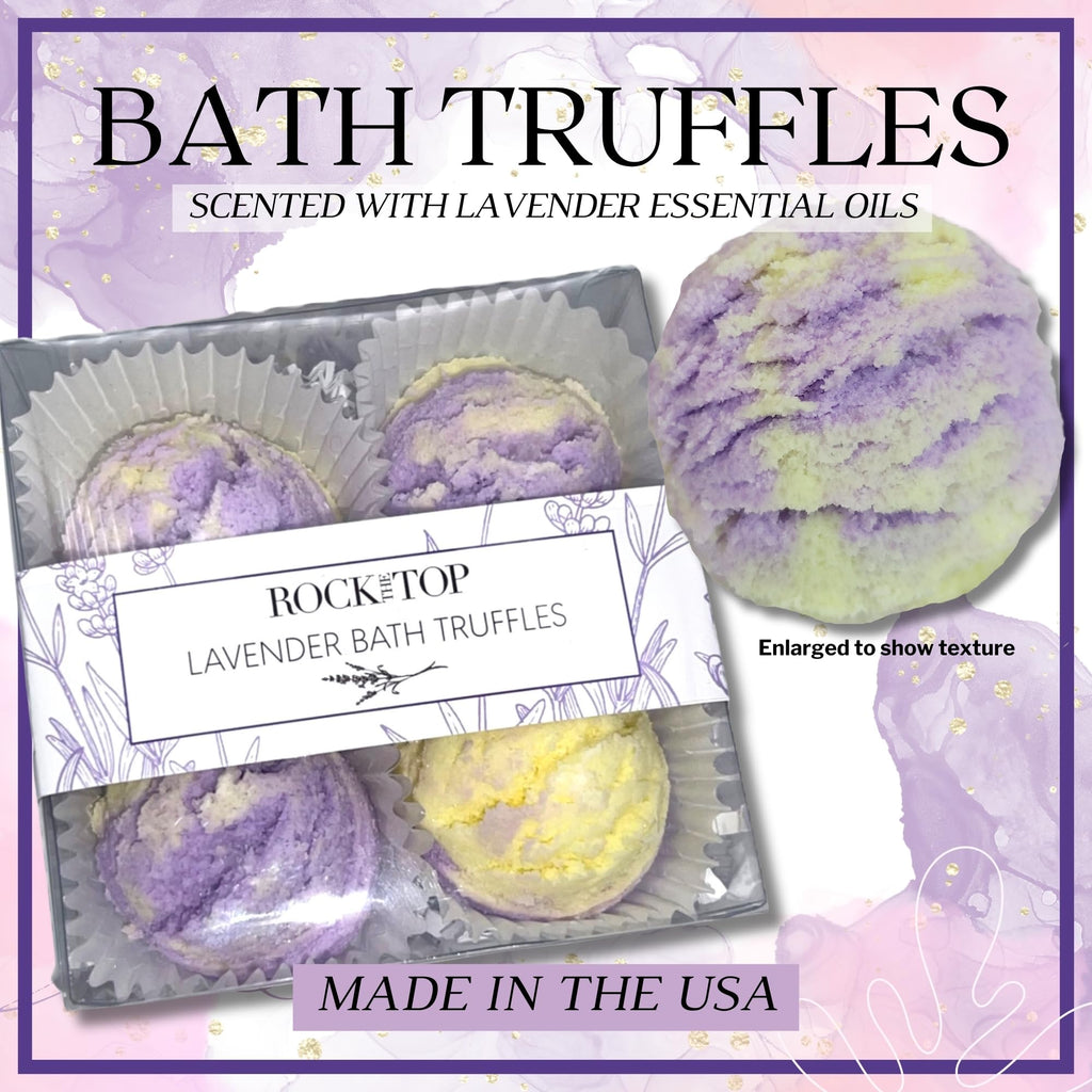 Rock the Top USA Made Lavender Self Care Gift Box | Bath Bombs & More