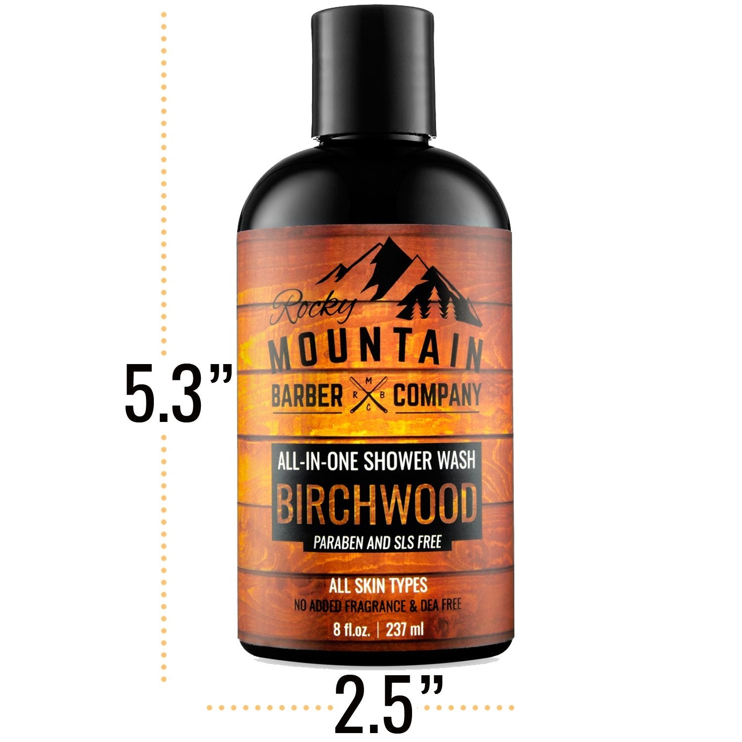 Birchwood All-In-One Body Wash | Shampoo, Body Wash, Conditioner, Face & Beard – Rocky Mountain Barber Co.